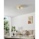 Solstice LED 15.75 inch Polished Brass Convertible Pendant Ceiling Light