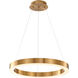 Canada LED 23.62 inch Gold LED Chandelier Ceiling Light