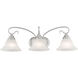 Coronado 3 Light 27 inch Brushed Nickel Bath Vanity Wall Light