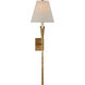 Chapman & Myers Aiden LED 8.5 inch Gilded Iron Tail Sconce Wall Light, Large