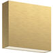 Mica 6.13 inch Brushed Gold ADA Wall Sconce Wall Light