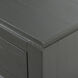 Samantha 35.5 X 13 inch Carbon Gray and Antique Gold Console Table