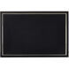 Ivory Lacquer Ivory and Black Trays, Set of 2