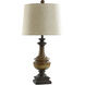Toffeewood 33 inch 150.00 watt Oil Rubbed Bronze Table Lamp Portable Light