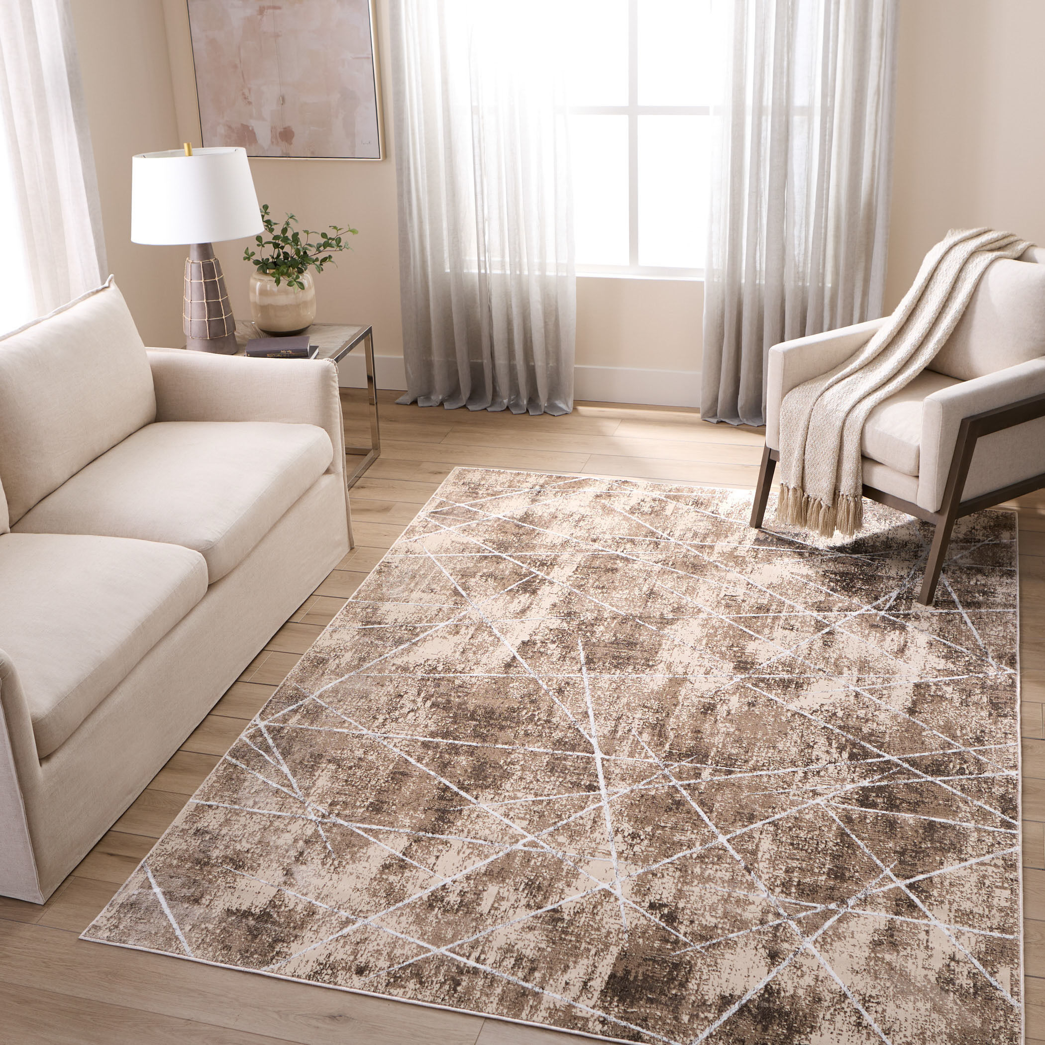 Rienz 36 X 24 inch Earth Tones Rug in 2 x 3