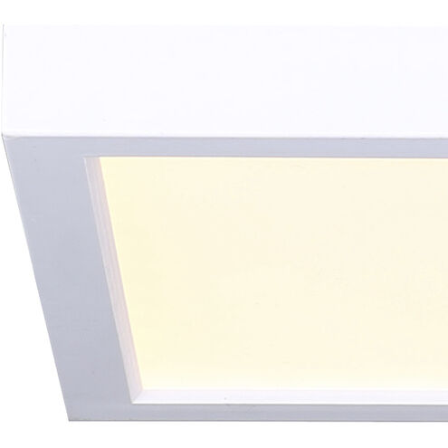 Madison 120 LED 7.76 inch White Disc Light, Low Profile