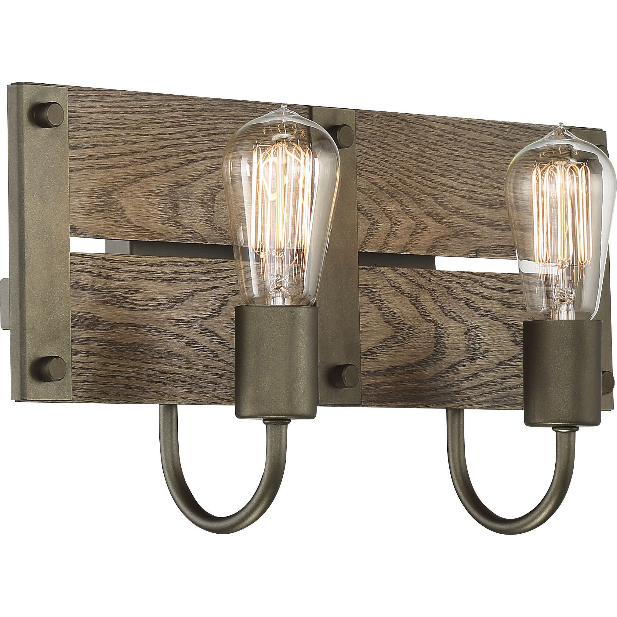 Winchester 2 Light 16.38 inch Bronze Vanity Light Wall Light