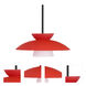 Trilo 15 1 Light Black Stem Pendant Ceiling Light