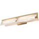 Mingle 2 Light 25.5 inch Satin Brass Bath Light Wall Light