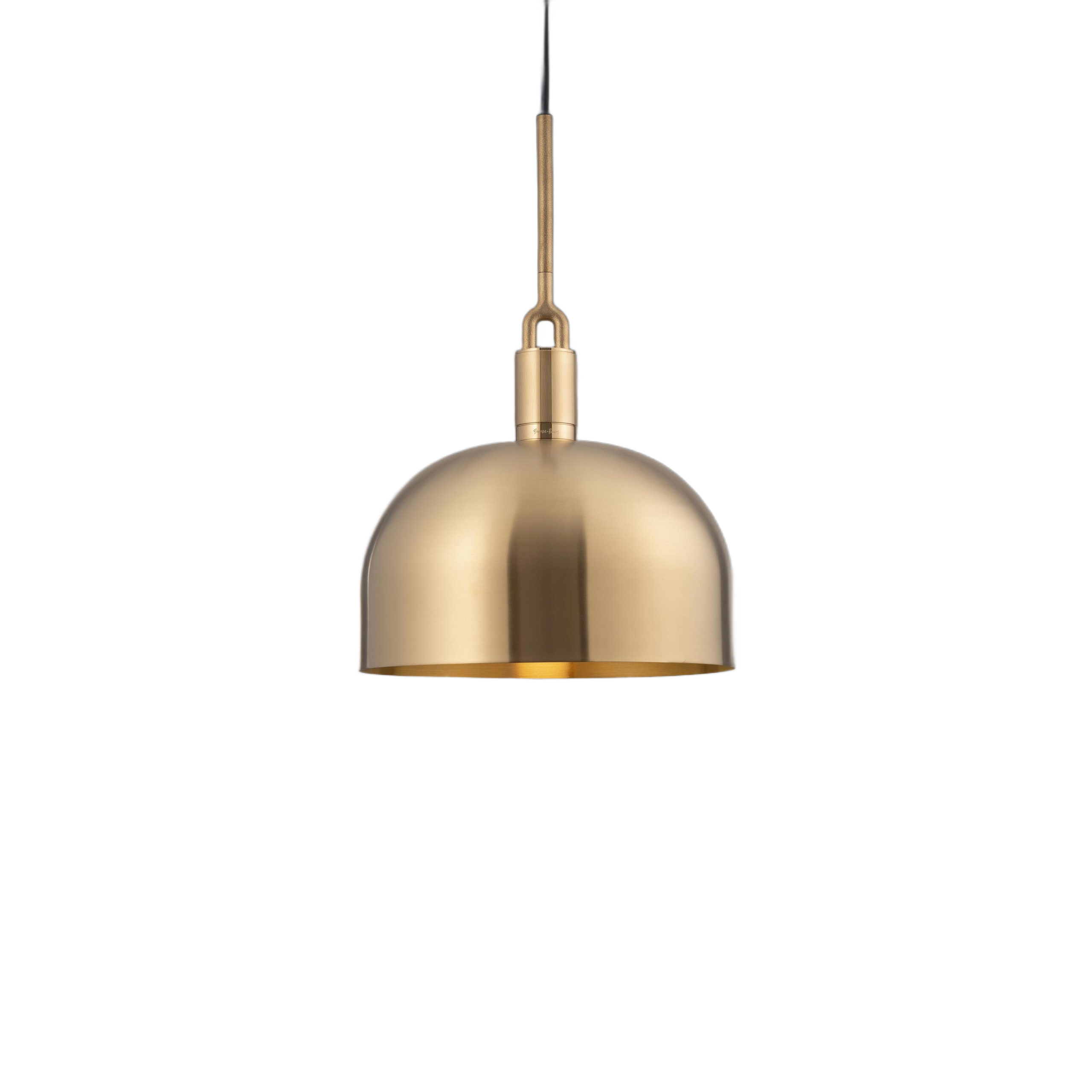 Forked LED 13.39 inch Brass Pendant Ceiling Light