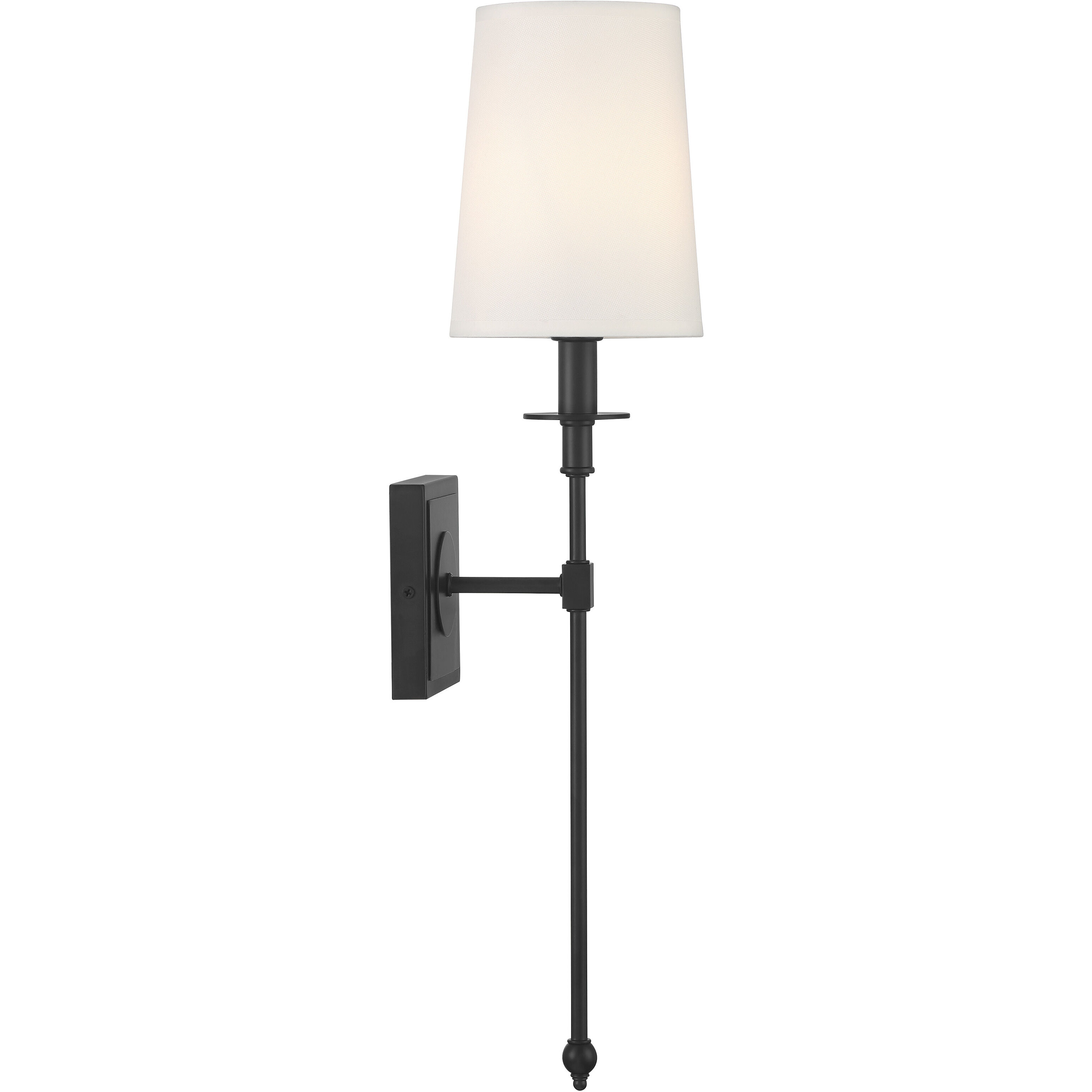 Calera 1 Light Coal Black Wall Sconce Wall Light