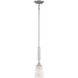 Wright 1 Light 5.75 inch Matte Nickel Mini Pendant Ceiling Light