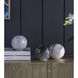 Marbleized Gray Decorative Ball, Set of 6