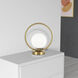 Adrienna 11 inch 40.00 watt Aged Brass Decorative Table Lamp Portable Light
