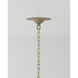 Marshallia 5 Light 38 inch Rustic Gold/Faux Rock Crystal Chandelier Ceiling Light, Small