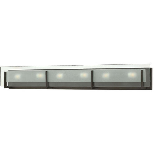 Latitude 6 Light 38 inch Oil Rubbed Bronze Vanity Light Wall Light