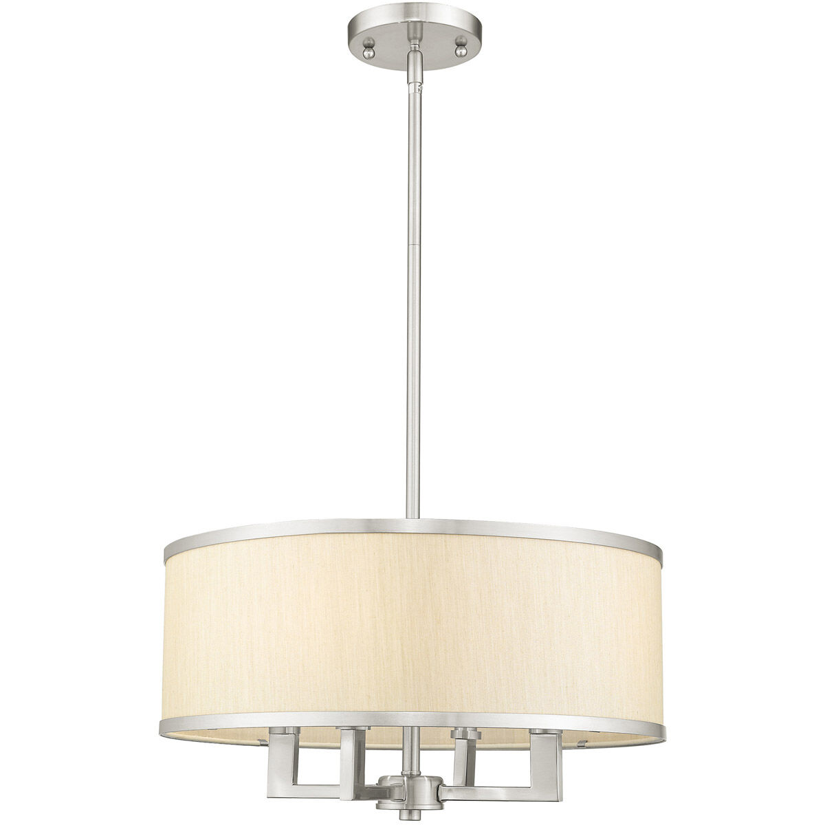 Park Ridge 4 Light 18 inch Brushed Nickel Chandelier Ceiling Light