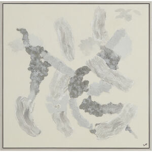 Maputo Beige/White/Grey Canvas Art