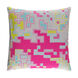 Macro 20 X 20 inch Bright Pink and Lime Throw Pillow