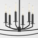 Mantle 6 Light 23.25 inch Matte Black Pendant Ceiling Light