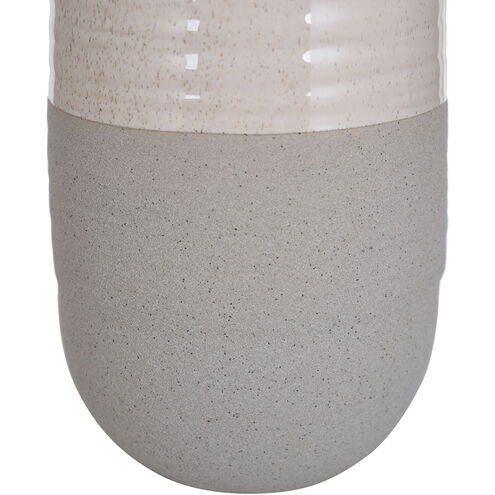 Evian Ivory 25 X 8 inch Vase
