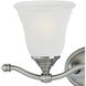 Harmony 2 Light 16 inch Satin Pewter Vanity Light Wall Light