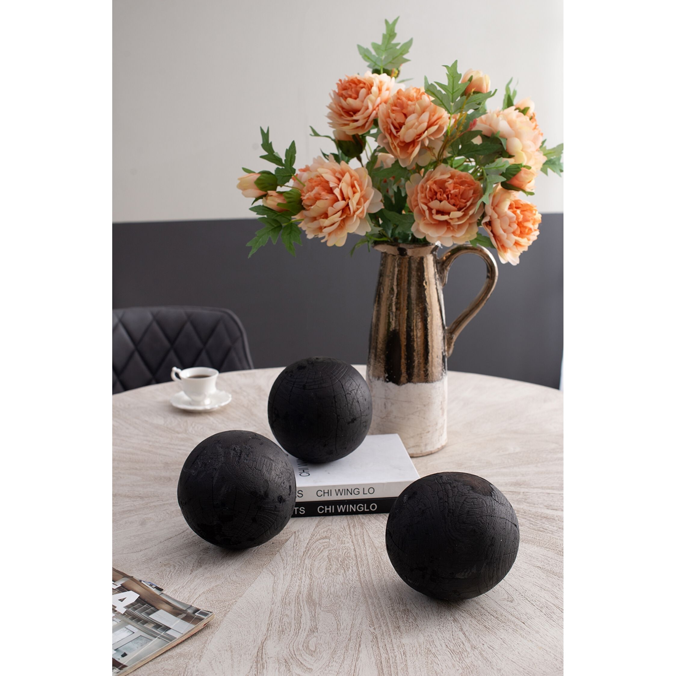 Anita Natural Decorative Ball, Set of 3