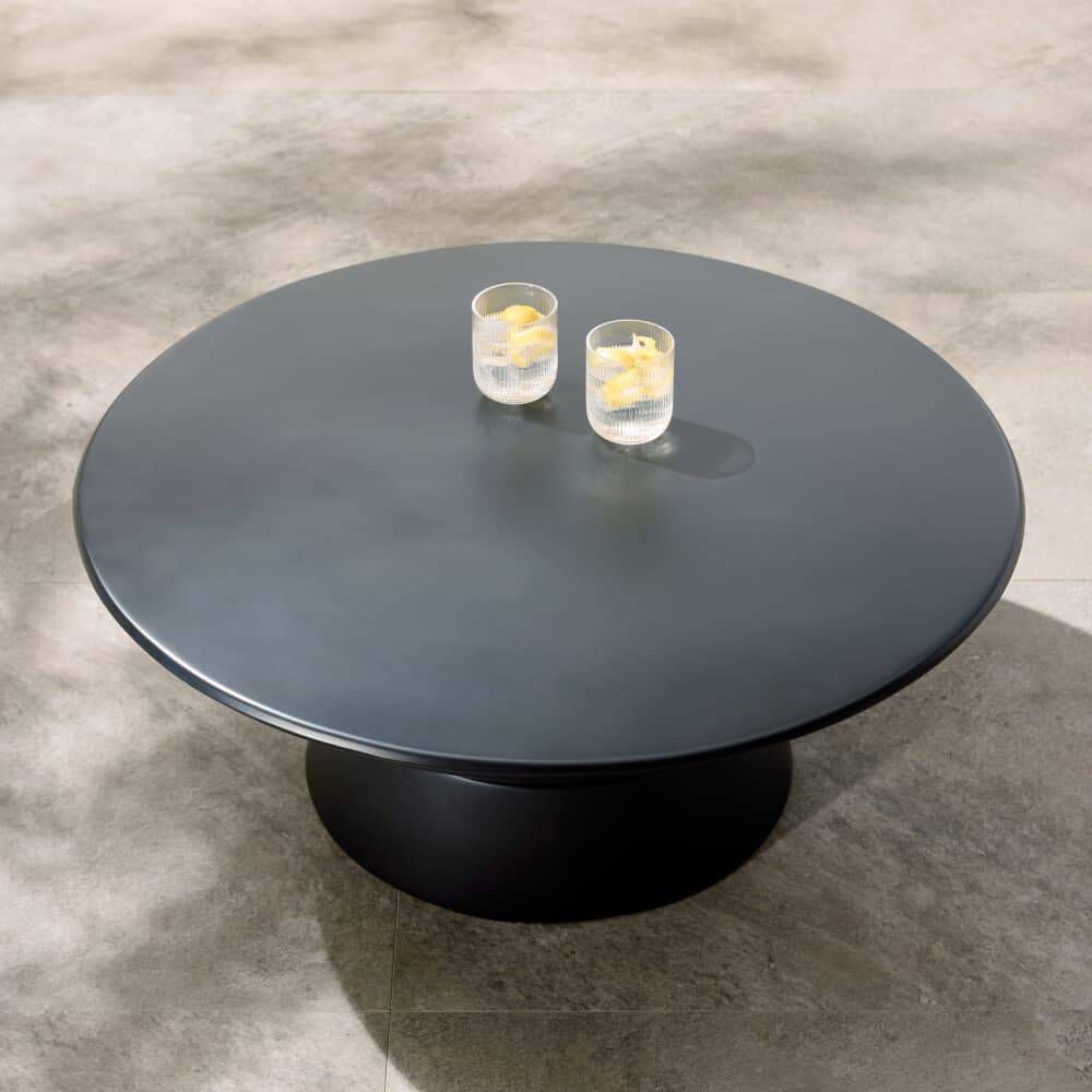 Beckham 32 inch Matte Black Coffee Table