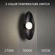 Glamour Wall Sconce Wall Light in 3000K, Black, dweLED