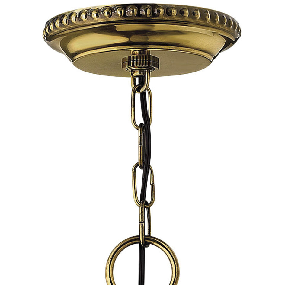 Cambridge 6 Light 29 inch Burnished Brass Indoor Chandelier Ceiling Light
