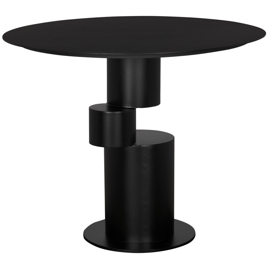 Nola 36 X 36 inch Matte Black Dining Table