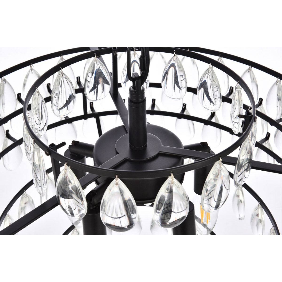 Mila 5 Light 20 inch Black Pendant Ceiling Light