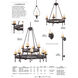 Pelham 5 Light 33 inch Moonlit Rust Chandelier Ceiling Light