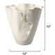Flounce 12 X 12 inch Vase, Inline
