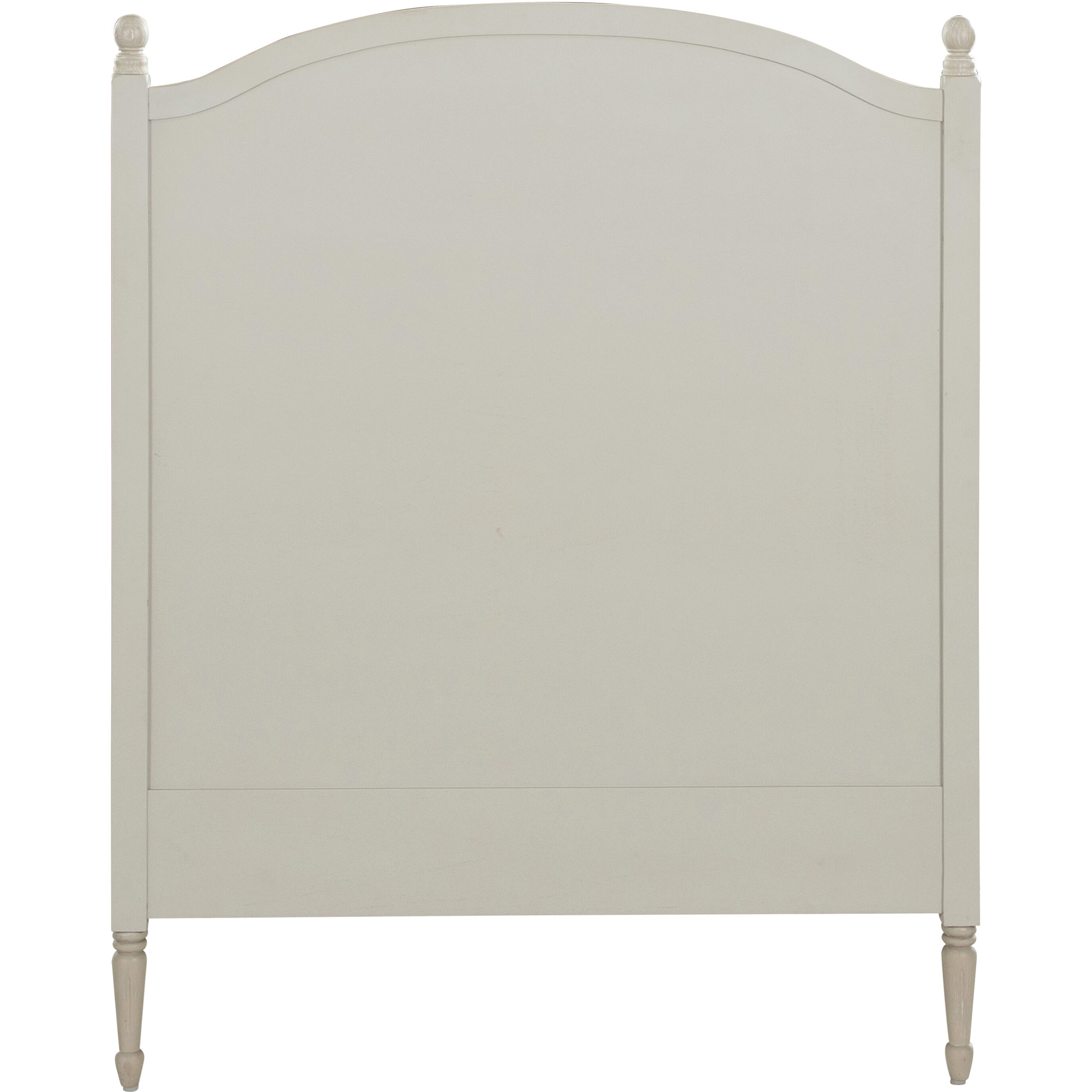 Caroline Cerused White Twin Bed