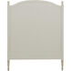 Caroline Cerused White Twin Bed