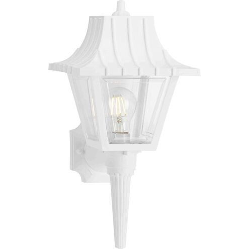 Mansard 1 Light 17 inch White Outdoor Wall Lantern