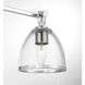 Wynnfrost 3 Light 24 inch Chrome Vanity Wall Light
