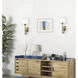Maya Sconce Wall Light in Aged Brass