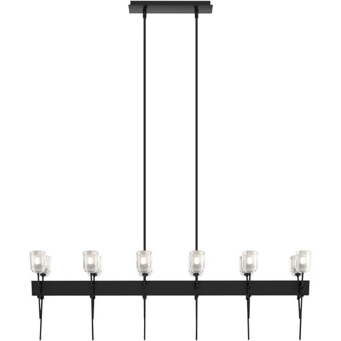 Echo 12 Light 48 inch Ink Linear Pendant Ceiling Light