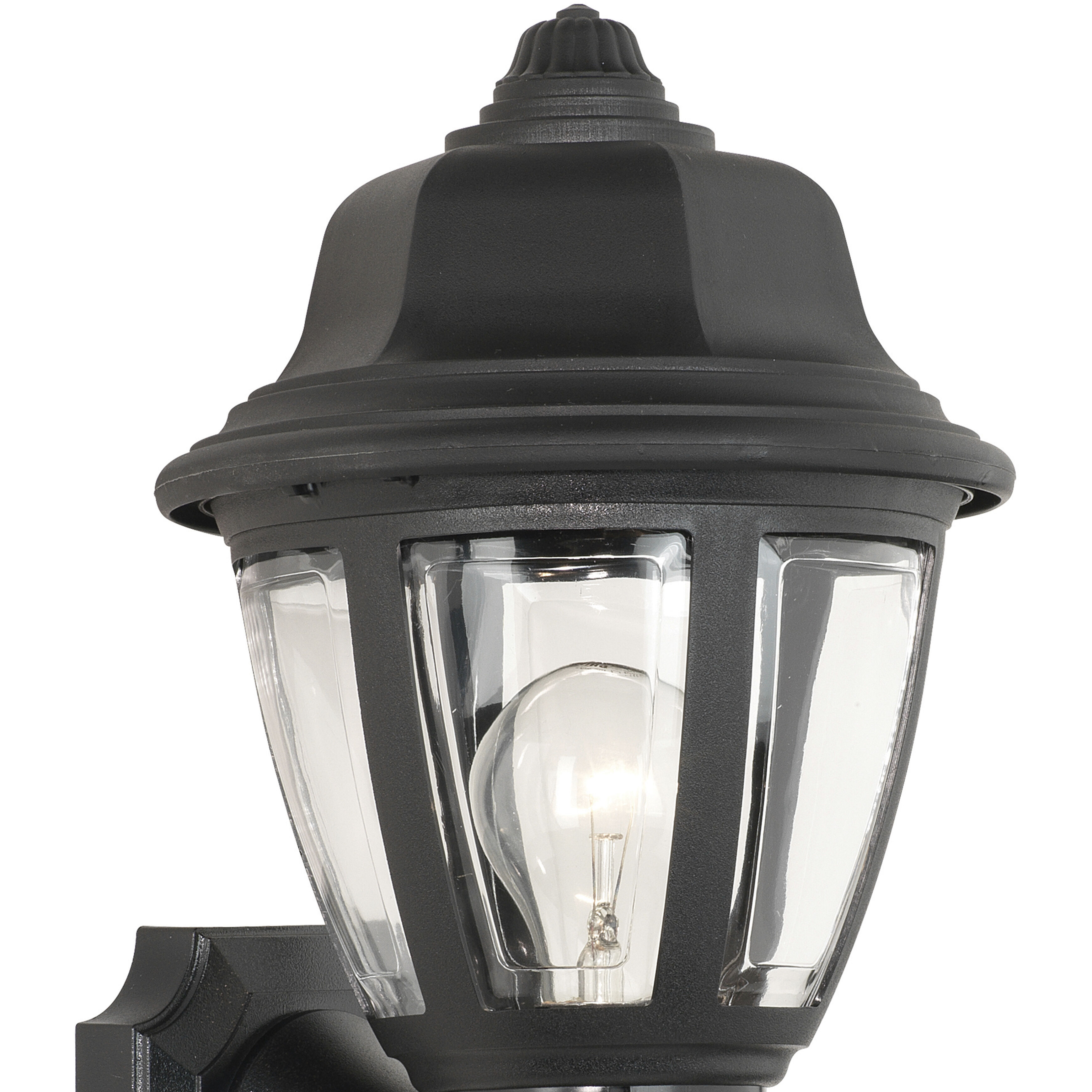 Capi 1 Light 18 inch Black Outdoor Sconce