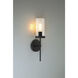 Lily 1 Light 4.75 inch Matte Black Wall Sconce Wall Light