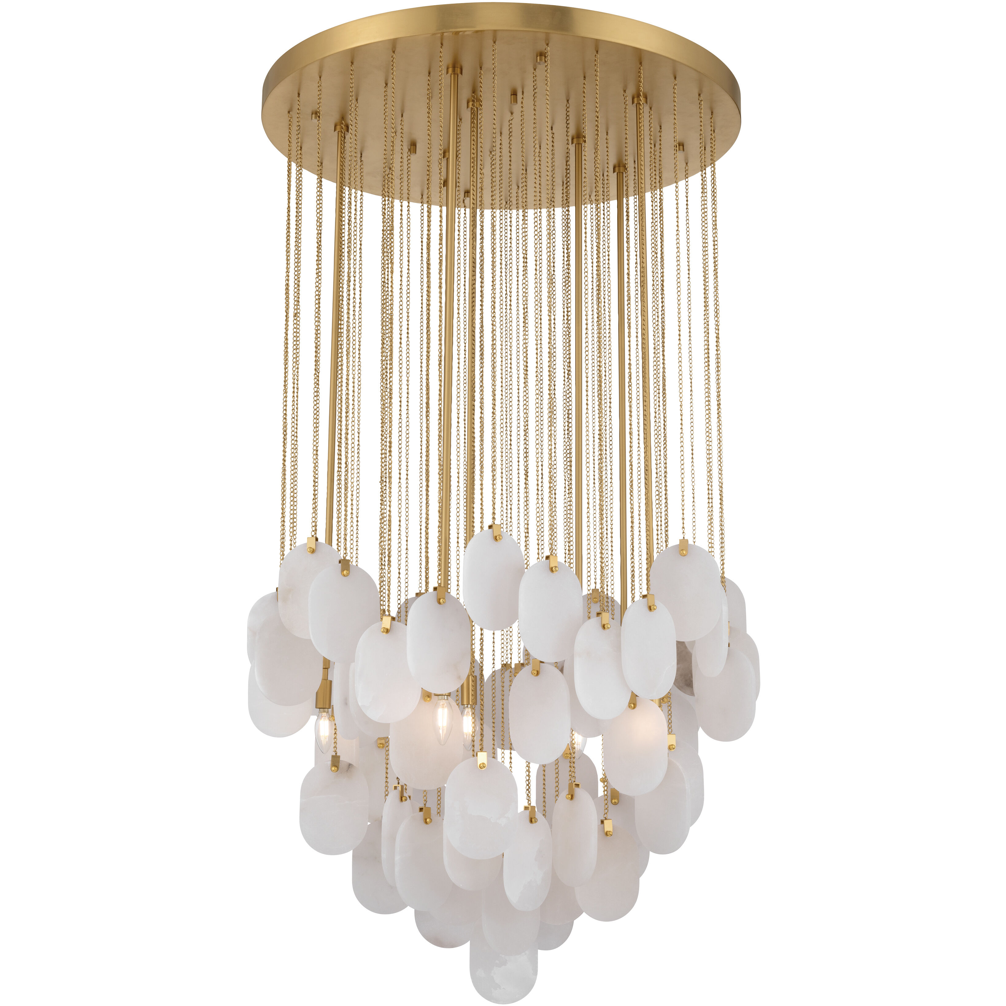 Velisse 8 Light 35.5 inch Legacy Brass Pendant Ceiling Light