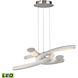 Knot LED 30 inch Chrome Chandelier Ceiling Light