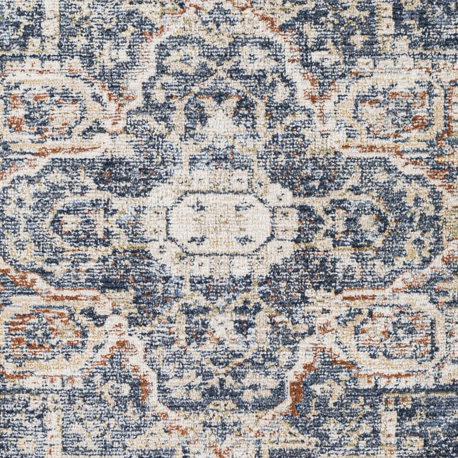 Amore 120 X 30 inch Navy Rug in 2.5 X 10, Runner