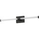 Fuse LED 1.75 inch Black Bath Vanity Wall Light