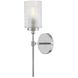 Mabel 1 Light 6.5 inch Chrome Bath Light Wall Light