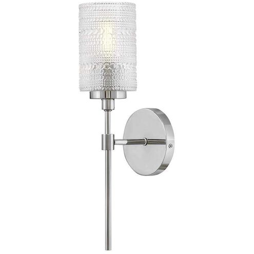 Mabel 1 Light 6.5 inch Chrome Bath Light Wall Light