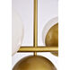 Oyster Bay 7 Light 18 inch Brass Pendant Ceiling Light