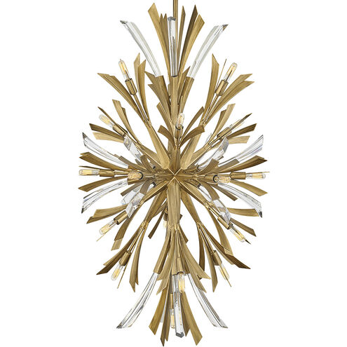 Vida LED 24 inch Burnished Gold Chandelier Ceiling Light, Orb